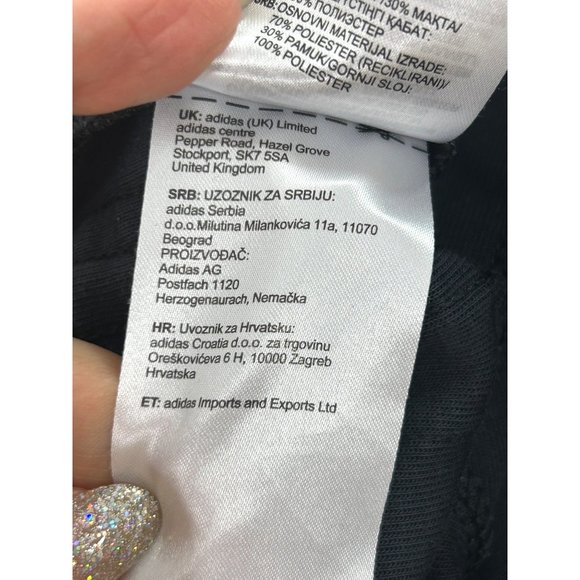 Adidas Men’s Track Pants S Black Trefoil Zip Pockets Triple Stripes Zip Ankle - Picture 10 of 16